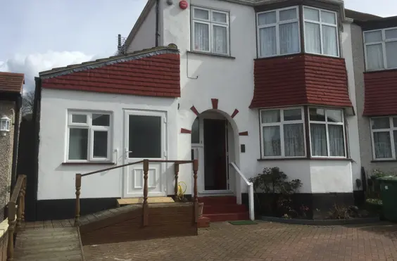 Raleigh House - An outside view of the home