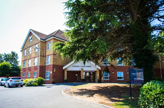 Cedars Care Home - outside view of care home