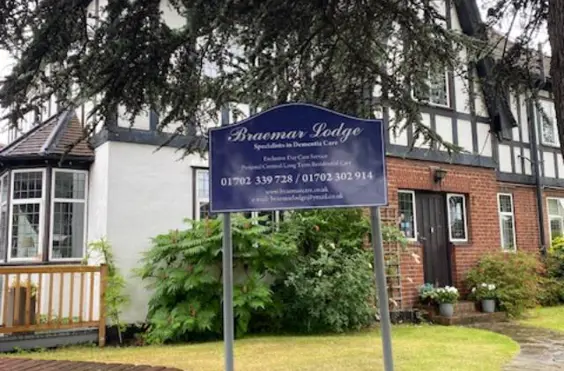 Braemar Lodge Residential Care Home - outside view of care home