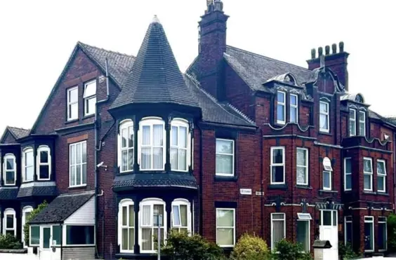 The Hollies - outside view of care home