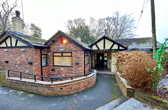 The Lodge - outside view of care home
