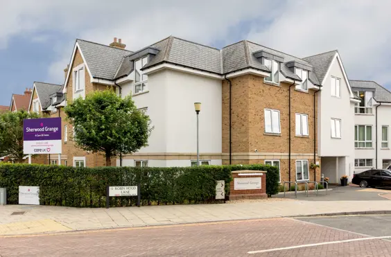 Sherwood Grange - outside view of care home