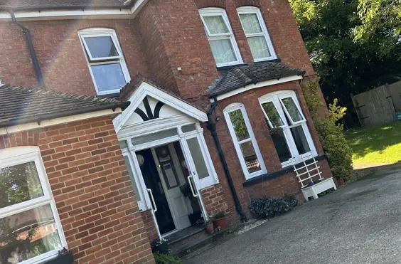 May Morning - outside view of care home