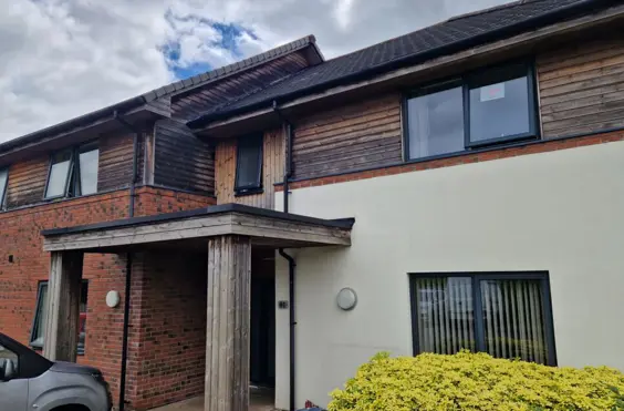 Astbury View - outside view of care home