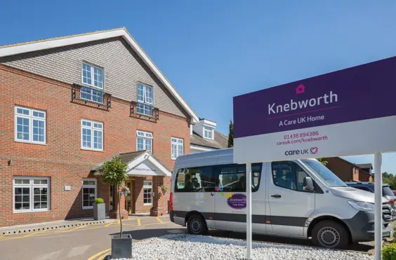 Knebworth Care Home - outside view of care home