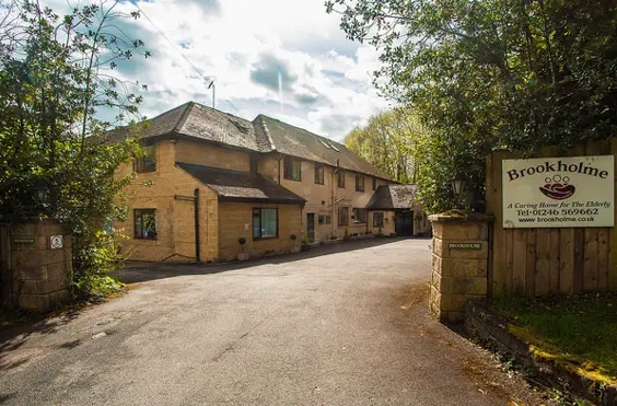 Brookholme Care Home - outside view of care home