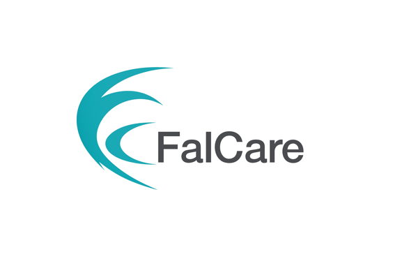 Falcare - A company logo