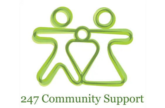247 Community Support - A company logo