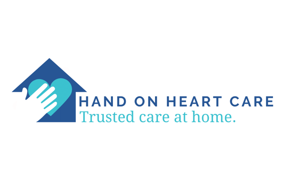 Hand on Heart Care - A company logo