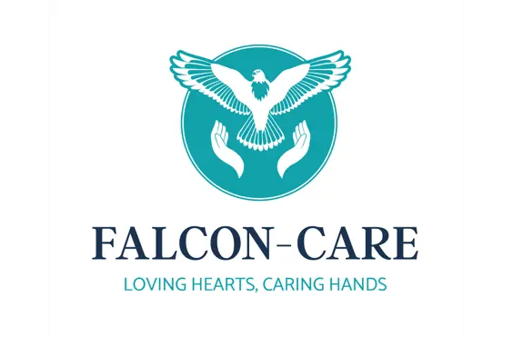 Falcon-Care - A company logo
