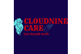 CloudNine Care 'Care beyond words' - A company logo