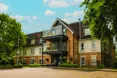 An outside view of the home