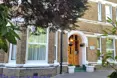 An outside view of the home
